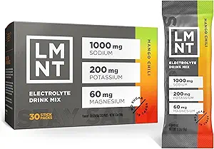 LMNT Zero Sugar Electrolytes - Mango Chili Salt | İçecek Mix | 30 Count