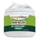 Hempvana 5% Lidocaine Relief Cream, Maximum Strength, AS SEEN ON TV, Strong Cream, Numbs Irritated Nerves for Fast Anorectal Relief, Non-Greasy, Targeted Long-Lasting Relief. Enriched with Hemp, 3 Oz