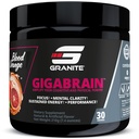 Granite Nutrition GigaBrain Nootropic Energy Powder – Cereboost, Alpha-GPC & ElevATP – Cognitive Focus Supplement for Sustained Energy & Performance – Blood Orange, 30 Servings