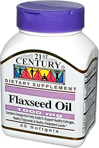 FLAX SEED OIL 1000 mg 60 SOFTGELS