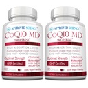 Onaylanmış Bilim® CoQ10 MD - Ekstra Kuvvet 300 mg Pure CoQ10 ile Hızlı Aborpsiyon için BioPerine® - Optimal Destek - 6 Ay Supply