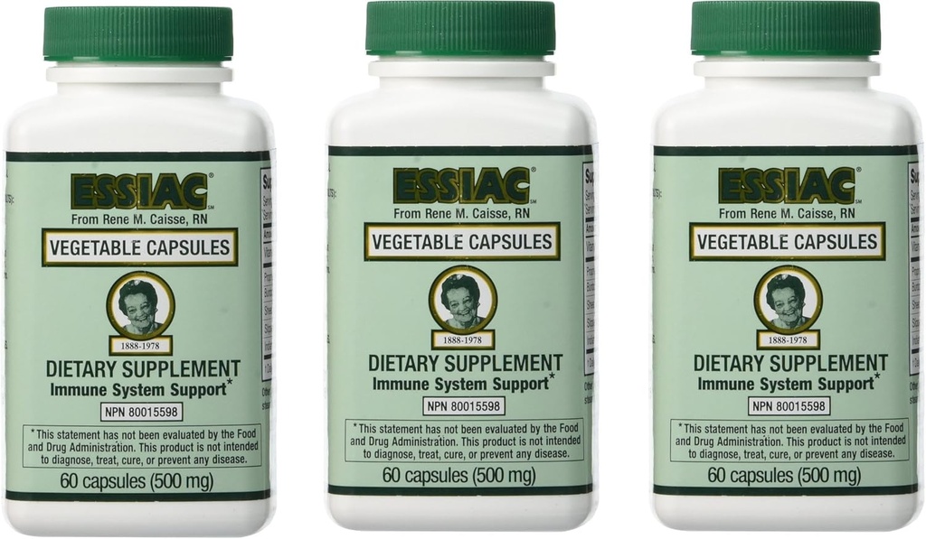 Essiac Sebze Caps 60 Caps x 3 (180 Caps)
