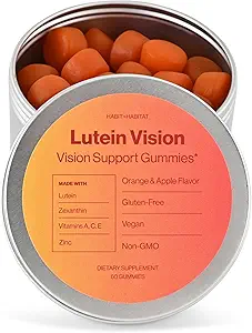 Lutein Vision Vision Υποστήριξη Gummies με Lutein και Marigold Flower 60-Count