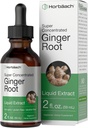 Horbäach Ginger Root Extract Liquid | 2 oz | Alkol Ücretsiz Supplement | Super Tempd | Vegetarian, Non-GMO, Gluten Free