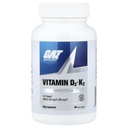 GAT SPORT Vitamin D3 K2, 5000 IU (125 mcg) Vitamin D, 60 Day Supply, Dietary Supplement for Bone, Teeth, Muscle and Immune Health Support, 60 Veggie Caps