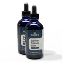 Üstün Colloidal Silver, Waiora, Sıvı Mineral Supplement, 40 PPM, Immune Support için, Blue Glass Şişe Dropper (2 bott/44 serv.)