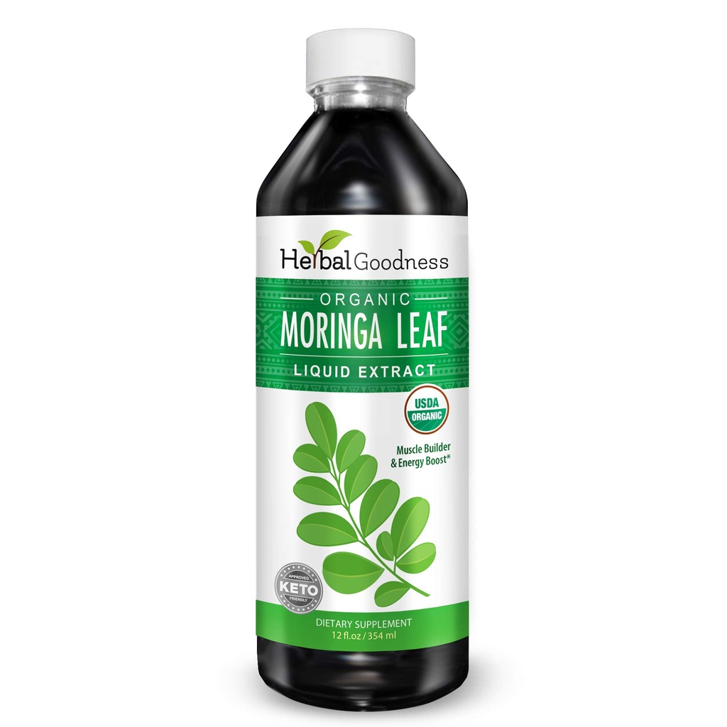 Εκχύλισμα φύλλων Moringa (Moringa Leaf Extract 12oz)