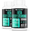 1200MG Beta Ecdysterone Supplement, Lean Muscle Mass, Athletic Performance & Strength için %98 en yüksek çözünürlük Ecdysterone Supplements, 120 Capsules