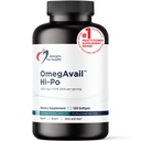 Σχέδια για την υγεία OmegAvail Hi-Po - TG (Τριγλυκερίδιο) Ωμέγα-3 Fish Oil Συμπλήρωμα, 1600mg EPA/DHA ανά σερβίροντας με λεμόνι + βιταμίνη Ε για να ελαχιστοποιήσει την ψαρική γεύση (120 Softgels)