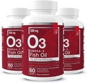 Essential Elements Omega-3 Fish Oil Supplement with EPA & DHA | Immune, Heart & Cognitive Support | 60 Softgels (3-Pack)