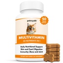 22 in 1 Multivitamin Chews for Cats - Taurine Cat Multivitamin & Omega Supplement - Multi Vitamins for Cats Health with Taurine Cat Vitamins for - Skin, Coat, Immunity & Digestion Support