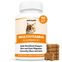 22 in 1 Multivitamin Chews for Cats - Taurine Cat Multivitamin & Omega Supplement - Multi Vitamins for Cats Health with Taurine Cat Vitamins for - Skin, Coat, Immunity & Digestion Support