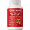 Tart Cherry Capsules, Tart Cherry Extract 3600MG Per Serving, Daily Antioxidant Supplement for Physical Health and Immune Support, Non-GMO, Gluten Free, 60 Counts