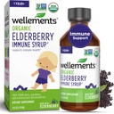 Çocuklar için Organik Yaşlılar Syrup | Destekler Immune Health * Bebekler ve Toddler için Organik Yaşlılar, USDA sertifikalı Organik & GMO | 1 Yıl + 4 Fl Oz