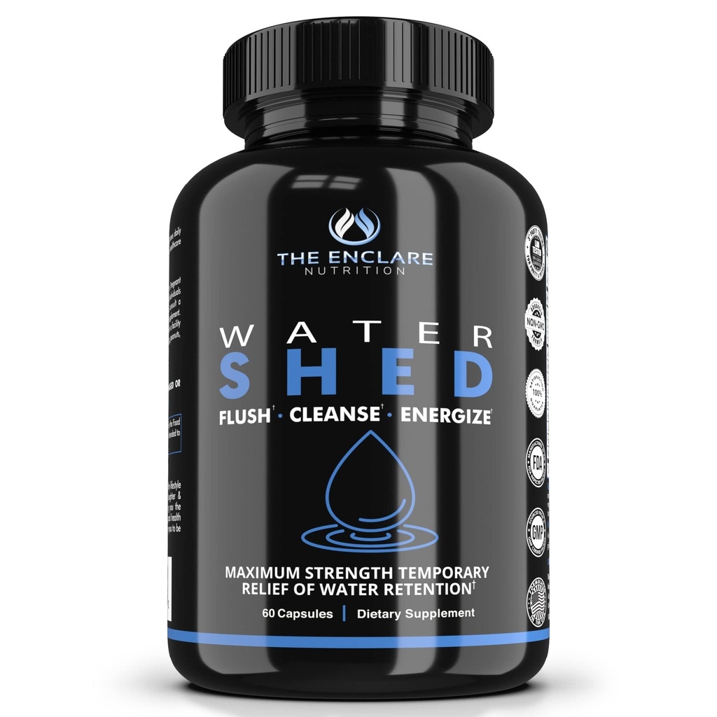 Su Pills Diuretic Water Retention, Liver Detox, Kidney Cleanse, Kilo, Swelling, Edema, Bloating Relief, Flow Watershed Max Strength (1)
