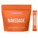 Nakedade Strawberry Lemonade – Performance Enhancing Sports Drink Powder - Electrolyte Powder – No GMOs or Artificial Sweeteners, Gluten-Free, Soy-Free, Dairy-Free – 16 Sticks