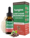 Fungies Lion's Mane Mushroom Liquid Drops, Coffee - Βάμμα με Lions Mane Extract Υποστηρίζει εγκεφαλική ομίχλη, Focus, Memory & Healthy Mood - Mushroom Complex Συμπλήρωμα για Ενήλικες - 30 Υπηρεσίες