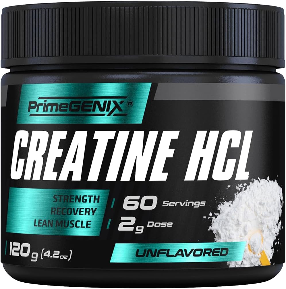 Tinatine HCL Toz | 40'lı yaşlarındaki Erkekler için Anında Kretine, 50s ve Öte | Peak Performance ve Faster Recovery | Unflavored - 60 Hizmetler