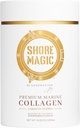 Shore Magic Premium Marine Collagen Toz Tipleri I-IV | Vahşi Fish-Kaynak, Hydrolyzed, Unflavored & Odorless | 9g Proteinler - Destekler Skin, Hair, Nails, Joints & Bones | 4-Month Supply