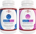 One Moon Supply each-FERTILITY BLEND Supplement for MEN (60 Tablet) and FERTILITY BLEND Supplement for WOMEN (90 Tablet)