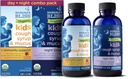 Anne'nin Bliss Organic Cough Syrup & Mucus for Kids, Day and Night Combo Pack with Vitamin C and Immunity Support, Contains Organic Honey ve Ivy Leaf, 4 Fl Oz (Pack of 2)
