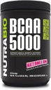 NutraBio BCAA 5000 Toz - Vegan BCAA'lar - Destekler Lean Kas Büyüme, Kurtarma, Endurance - 60 Hizmet - Sumelon