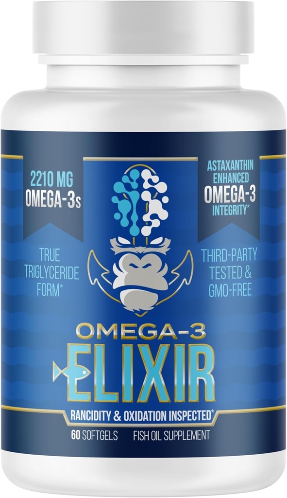 Gorilla Mind Omega-3 ElixirTM 