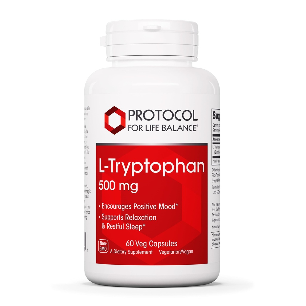 BÜYÜ BALANCE L-Tryptophan 500 mg - Stres Yardım ve Rahatlama - 60 Veg Caps