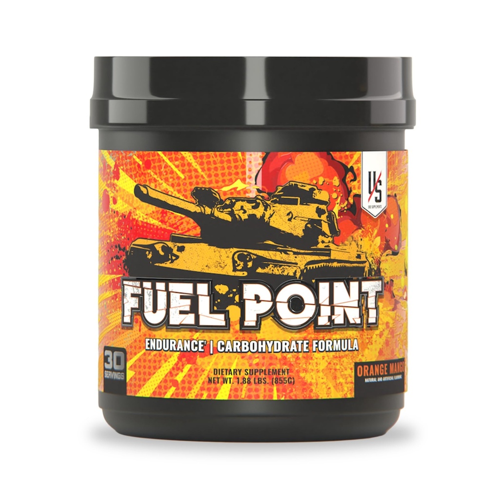 UXO Supplements: Fuel Point, Endurance Training, Fuel for Muscles, Reduce Fatigue, Improve Performance, Superior Carbohydrate Formula, 30 Servings (Orange Mango)