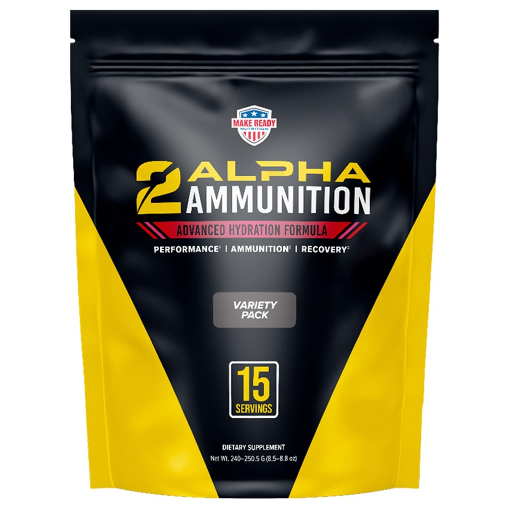 2Alpha Ammunition Variety - 15 Servings Stick Pack