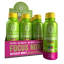 BeyinJuice Kids Brain & Immune Support Shot, Gluten Free Supplement Shots for Energy, Focus, Immunity with Vitamin D, C, B, Alpha GPC & Organic Ginger Root, 5+, Dragon Berry, 2.5 fl oz, 12 Pack