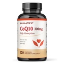 CoQ10 300 mg - 120 Capsules - High Abors - Non-GMO - Gluten-Free - Coenzyme Q10 - CoQ10 Capsules