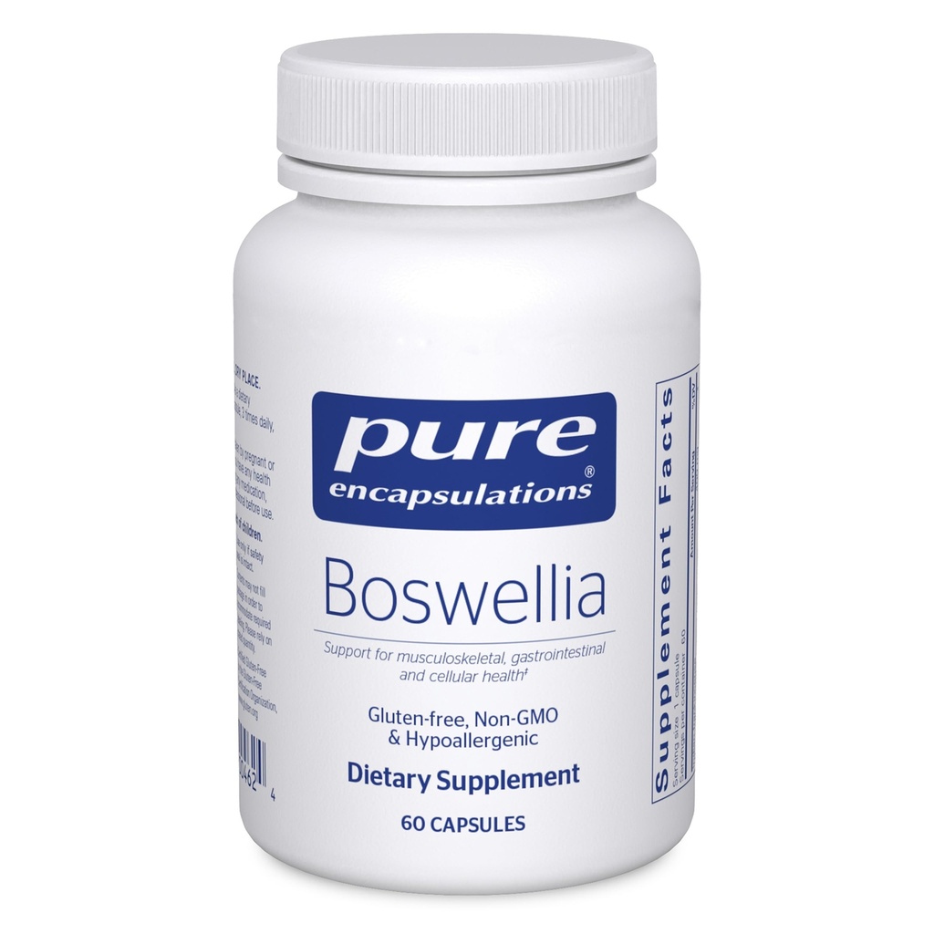 Saf Encapsulations Boswellia Supplement - Ortak Sağlık, GI & Connective Tound - Sağlıklı Ortaklar & Digestive Health* - Non-GMO & Vegan - 60 Capsules