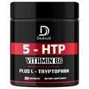 5 HTP Supplement 1010 mg - 60 Capsules - 3in1 Vitamin B6, L-Tryptophan - Comfortable Mood, Brain Health, Body Management & Immune System Support