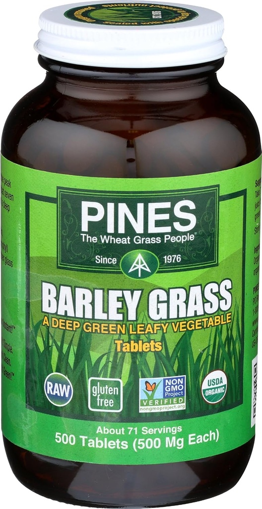 Pines Organic Barley Grass500 mg,500 Kont Tabletler