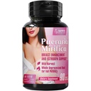 Pueraria Mirifica Capsules 2000 mg Daily - Kadın ve Erkekler için Emsel Tamamlama Pills ve Estrogen Supplement, Kadın ve Transgender için Kadın Pilleri - Meme Büyüsü