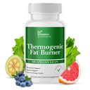 DR VITAMIN SOLUTIONS Thermogenic Fat Burner Brezilyalı Lean, Kilo Vitaminleri, Waist Trimmer & Supplements for Bloating (1 Şişe, 120 Capsules)