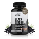 Pure Organic Cold-Pressed Black Seed Oil Capsules - Vegan Non-GMO Pure Nigella Sativa Black Cumin Tohum Yağı Beauty Immunity & General Wellness Support - Thymoquinone-Rich 1000mg Servisi (60 Gün)