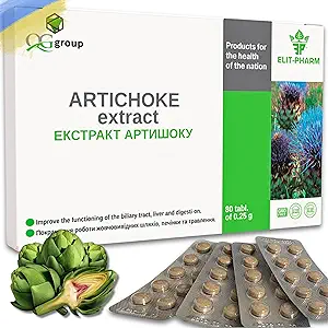 QG grubu Pure Artichoke Extract (80 Tablet - 200 mg Her) Liver Health ve Digestion Support için Diyetsel Tamam - Erkekler ve Kadınlar için Tamam
