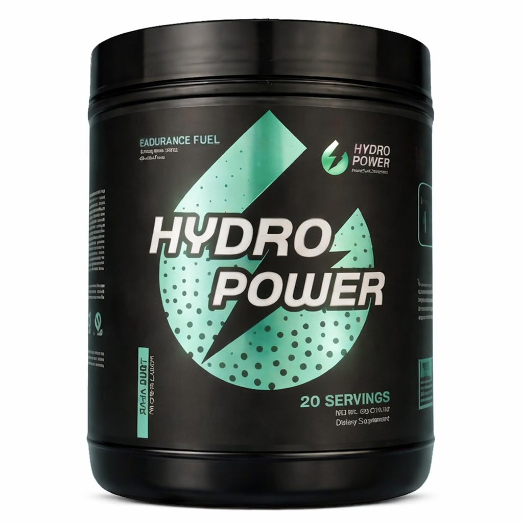 Hydro Power Endurance Fuel High Carb Supplement - Maximize Endurance & Performance with Superior Electrolytes & Calories Mix - Vegan, Non-GMO, & Gluten Free - Baja Burst Flavor, 20 Serving