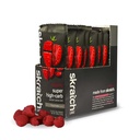 Skratch Labs Super High-Carb Drink Mix Packets - Carbohydrate Powder - Cluster Dextrin and Electrolytes - Endurance Energy- Energy Gel Alternative - Raspberry - 8 Single Serving Packets - Non-GMO