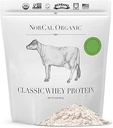 NorCal Organic - Classic Whey proteini -% 100 Grass-Fed ve Grass-Finished - UNFLAVORED - Lecithin-Free - 2lb Bulk Bulk