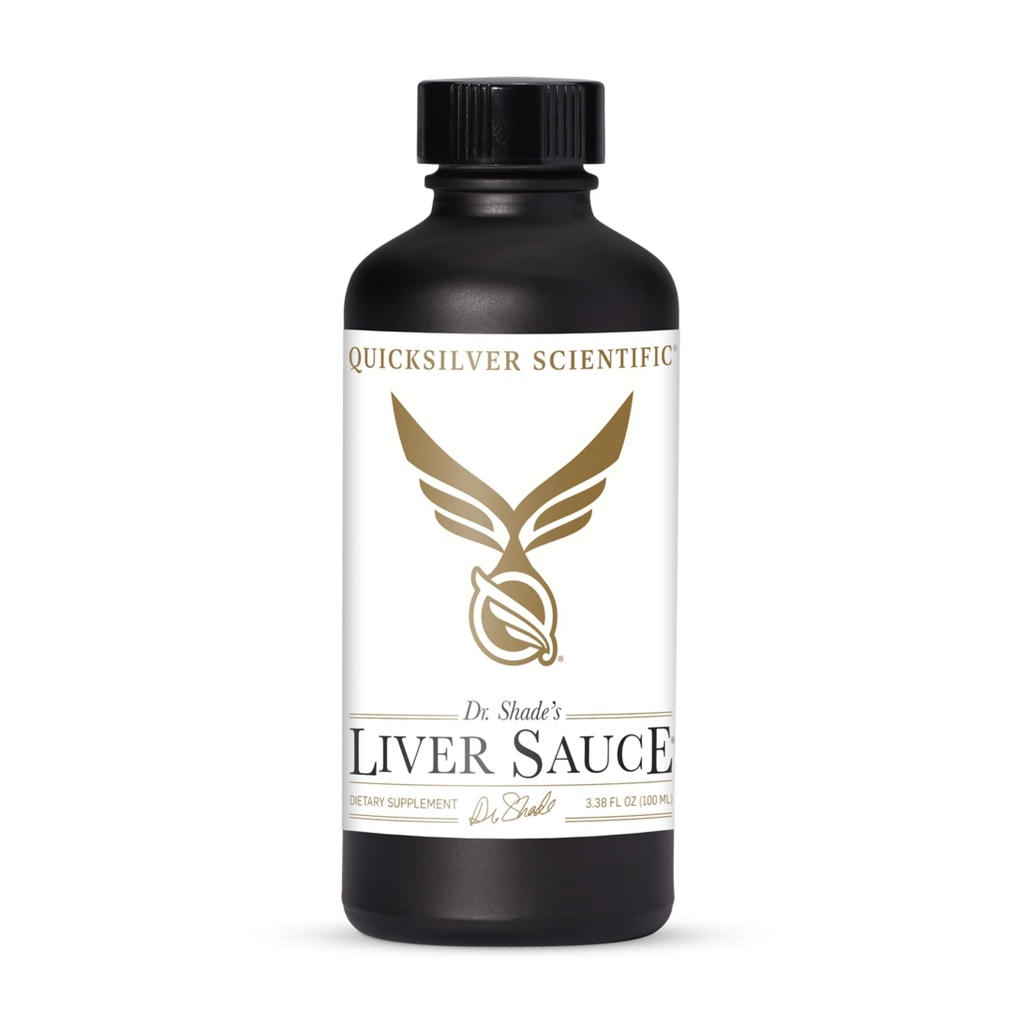 Quicksilver Scientific Liver - Liposomal Liver Detox with DIM, Quercetin, Lipoic Acid, Milk Thistle and Dandelion Root Supplement - Supports Bile & Toxin Momentum (100 ml / 338 oz)