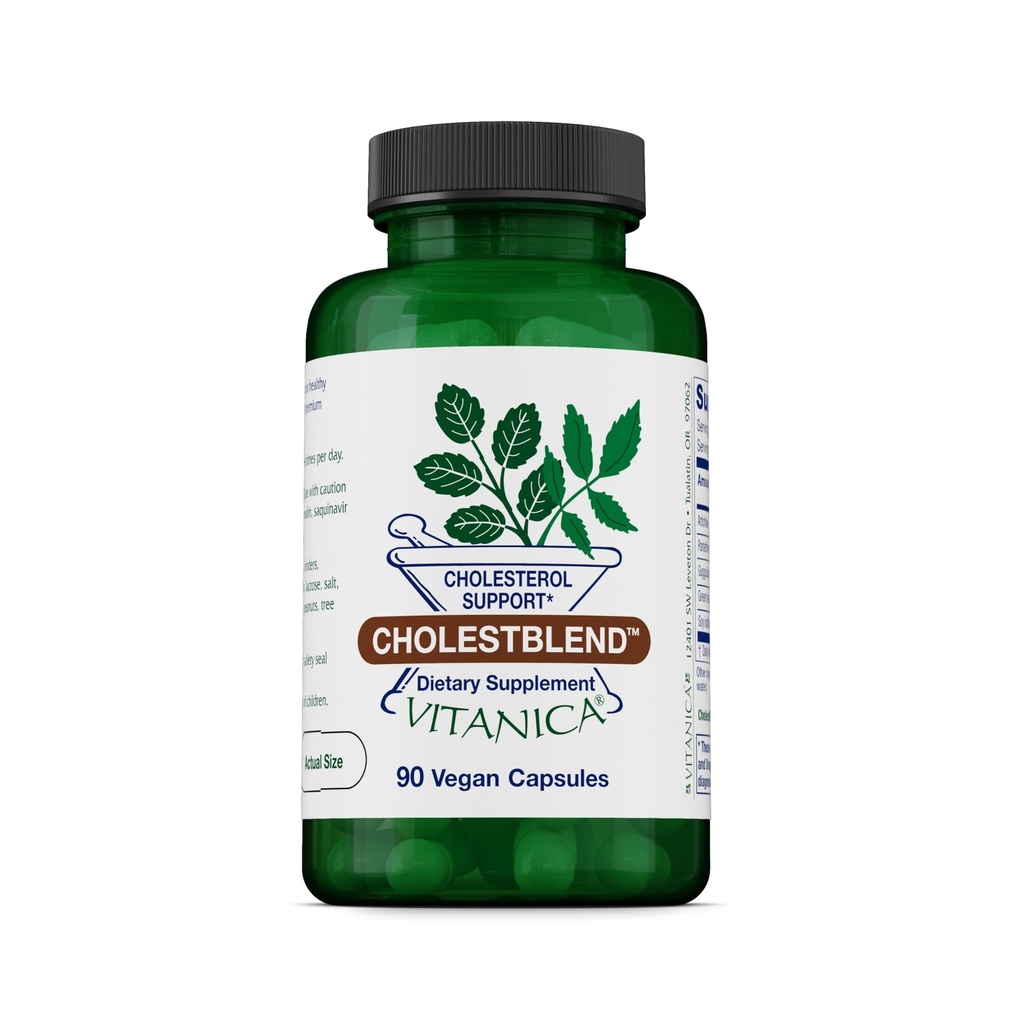 Vitanica Cholestblend, Χοληστερόλη Υποστήριξη, Vegan, 90 κάψουλες