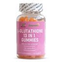 L-Γλουταθειόνη 13 σε 1 Gummies, 1200mg, Μείωση ρυτίδων & κατά της γήρανσης, 60 Count
