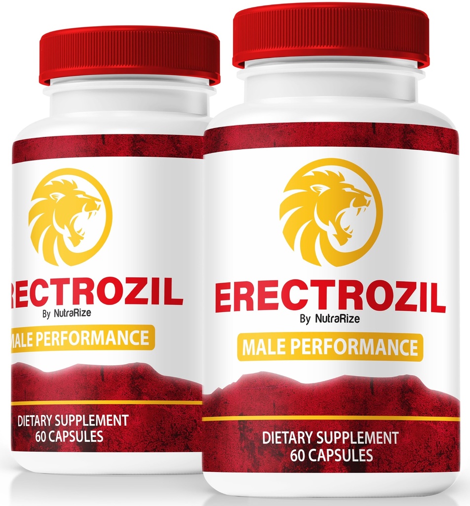 NutraRize (2 Pack) Erectrozil Pills for Men, Official Performance Formula, All-Natural Capsules to Support Stamina and Overall Health, Premium Erectrozel Pastillas Review (120 Capsules)