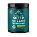 Ancient Nutrition Organic SuperGreens Bloat Relief, Digestive Enzymes, Prebiotic Fiber & Probiotics, Supports Bloat Relief & Digestive Health, 25 Superfoods, Citrus Apple, 25 Servings