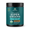 Ancient Nutrition Organic SuperGreens Bloat Relief, Digestive Enzymes, Prebiotic Fiber & Probiotics, Supports Bloat Relief & Digestive Health, 25 Superfoods, Pineapple Orange, 25 Servings