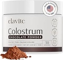 Colostrum Powder (Chocolate) Grass Fed Colostrum Supplement for Gut Health, Immune Support Healthy Hair, Skin & Nails - 30 Σερβιέτες