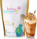 Bebek ATM Salted Caramel Prenatal Vitamin Supplement ve Protein Shake, Caffeine Free, All Natural, Vegetarian DHA, Yüksek Protein, Metil Folate, B Vitamins, Great for Morning Hastaness, 1 lb